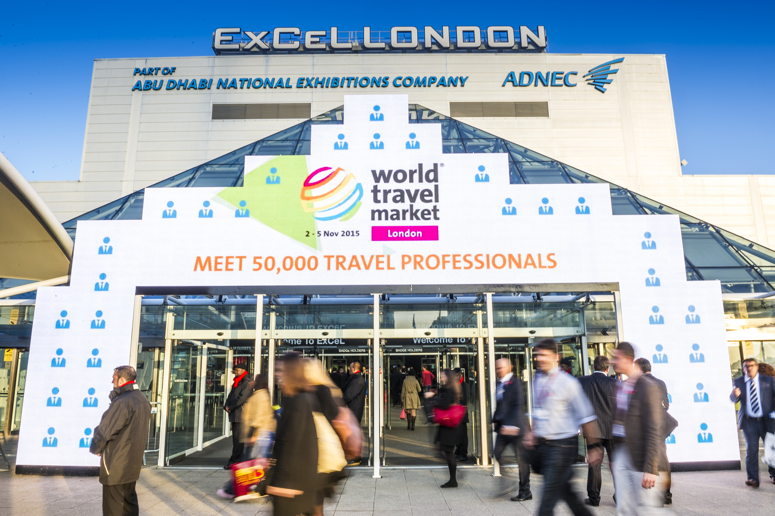 WTM London from the outside