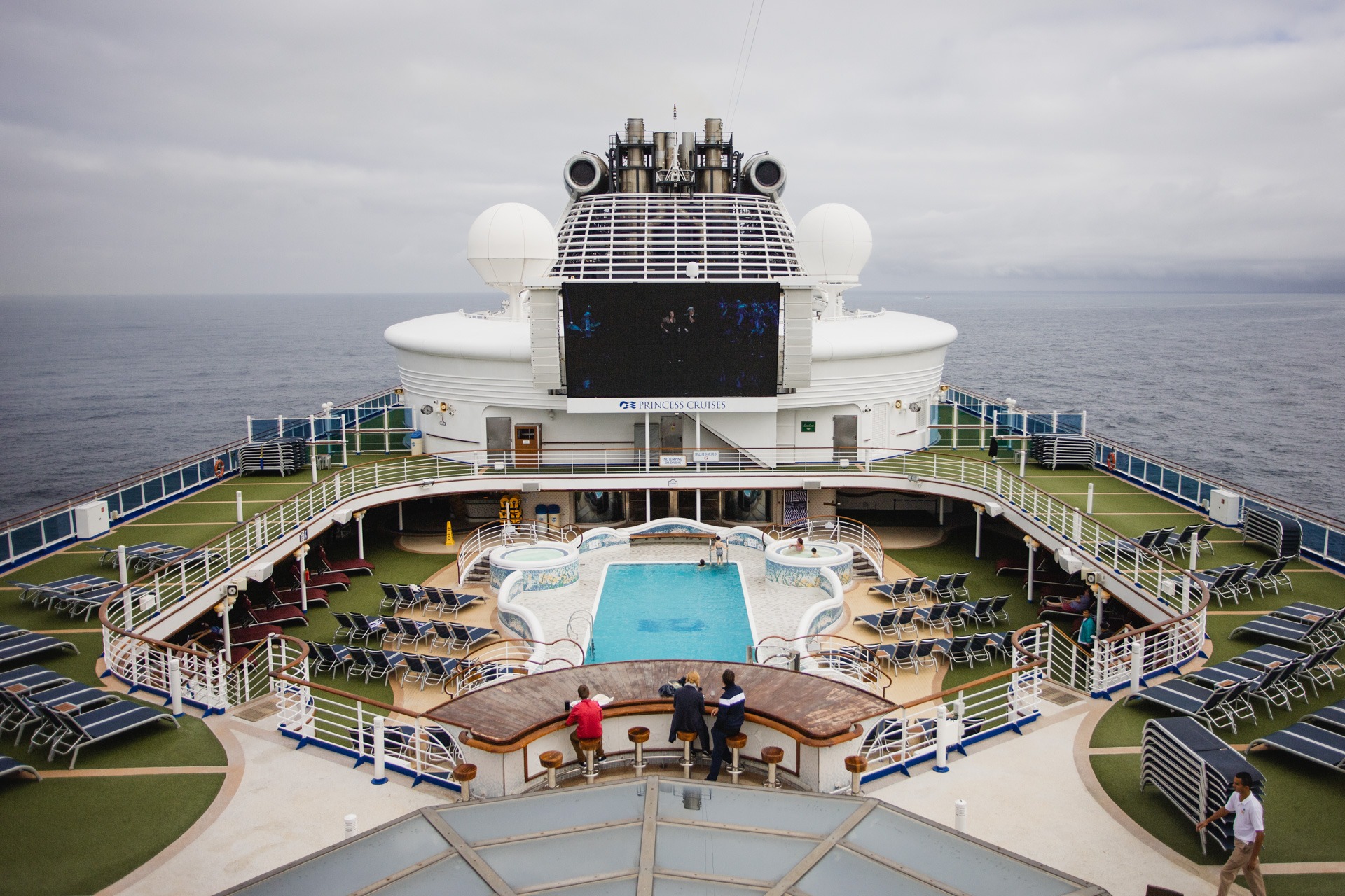 Princess Cruises Sapphire Princess cruise ship swimming pool