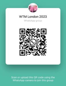 WTM London 2023 WhatsApp group