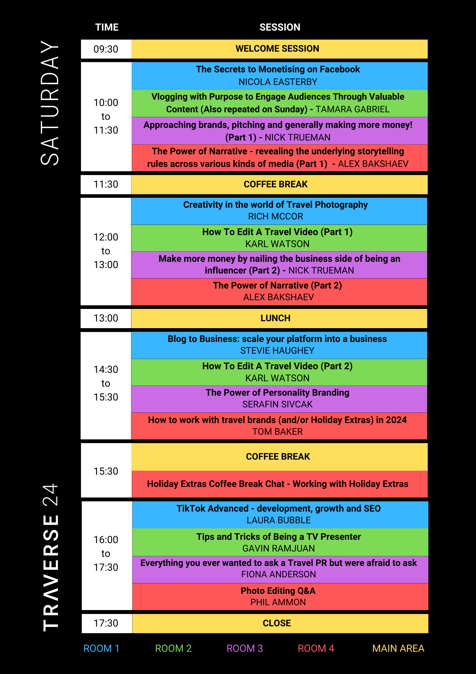 24 Schedule